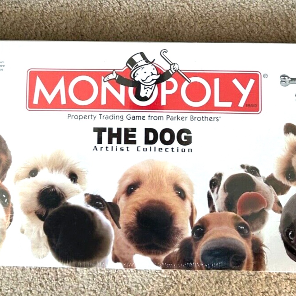 VINTAGE SEALED MONOPOLY THE DOG ARTLIST COLLECTION, 2003